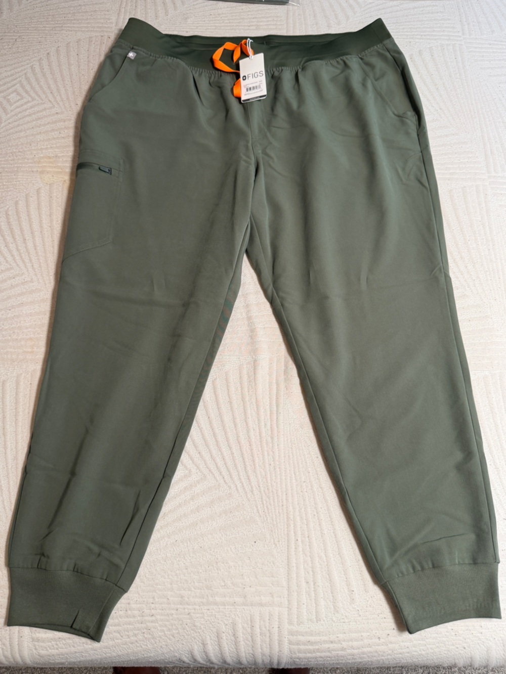 Figs Zamora Olive/Tactical Green Chino Joggers